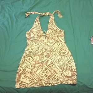 Maeve halter dress from Anthropologie